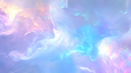 Iridescent Holographic Background a pastel smoke to indigo gradient