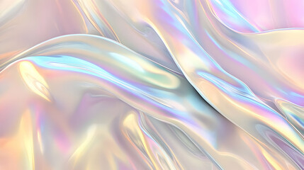Iridescent Holographic Background a pastel beige to black gradient