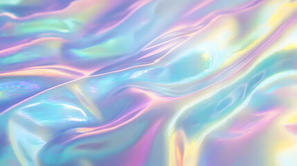 Iridescent Holographic Background a pastel navy to green gradient