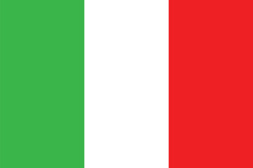 Italy Flag Icon. National Italian flag. Italy flag vector icon. official colors and proportion correctly. Vector illustration.