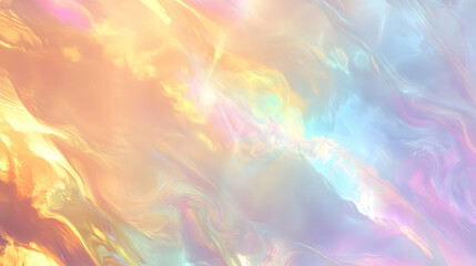 Iridescent Holographic Background a pastel obsidian to mustard gradient
