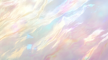 Iridescent Holographic Background a pastel bronze to cream gradient