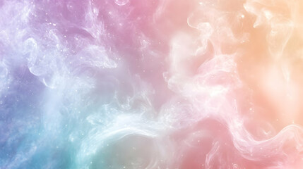Obraz premium Iridescent Holographic Background a pastel smoke to brown gradient