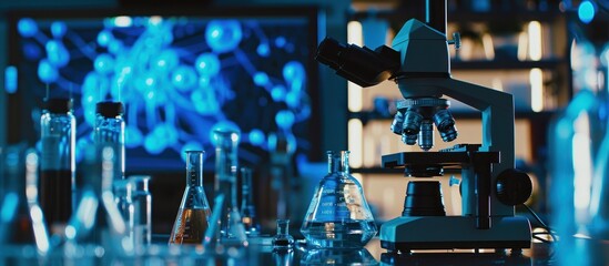 Microscope and Laboratory Equipment