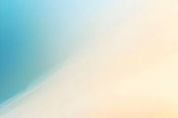 Gradient light blue to cream abstract background
