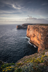 Dramatic Coastal Cliffs and Scenic Seascapes of Algarve, Portugal