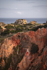 Dramatic Coastal Cliffs and Scenic Seascapes of Algarve, Portugal