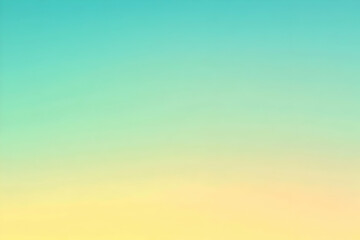 Obraz premium Gradient light yellow to light mint abstract background