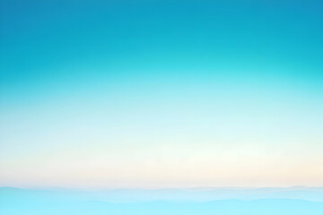 Fototapeta premium Gradient pastel blue to light teal abstract background