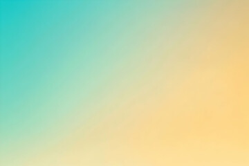 Fototapeta premium Gradient light gold to light mint abstract background