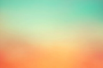 Naklejka premium Gradient pastel orange to light green abstract background