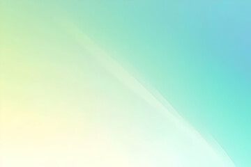 Obraz premium Gradient light sky blue to pastel green abstract background