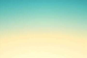 Gradient light teal to light yellow abstract background