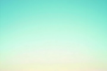 Fototapeta premium Gradient light green to light sky blue abstract background