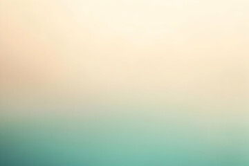 Gradient soft beige to light seafoam abstract background