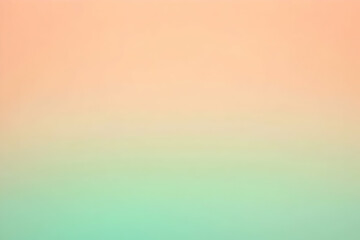 Fototapeta premium Gradient light green to light peach abstract background