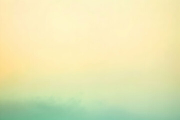 Fototapeta premium Gradient light yellow to pastel green abstract background