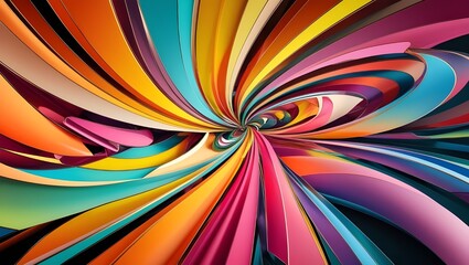 3D multicolored abstract background image
