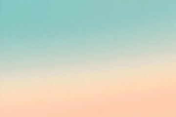 Gradient light teal to light peach abstract background