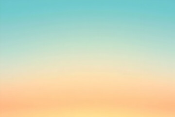 Obraz premium Gradient pastel orange to light blue abstract background