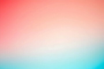 Obraz premium Gradient light blue to light coral abstract background