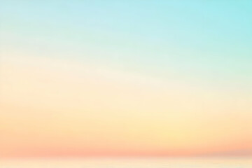 Gradient pastel orange to light seafoam abstract background
