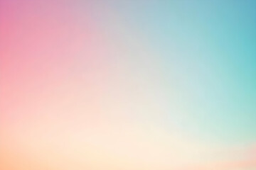 Obraz premium Gradient light seafoam to pastel pink abstract background