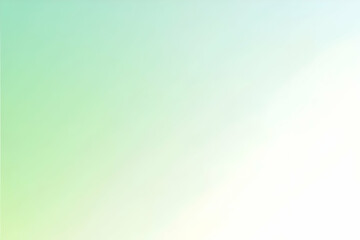 Fototapeta premium Gradient light green to pastel green abstract background