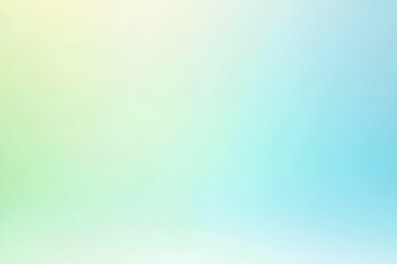 Gradient light green to baby blue abstract background