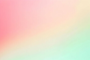 Obraz premium Gradient pastel pink to light green abstract background