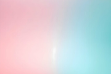 Fototapeta premium Gradient light teal to baby pink abstract background
