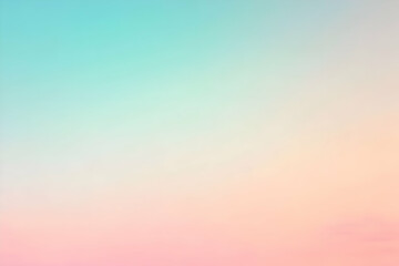 Obraz premium Gradient pale pink to light teal abstract background