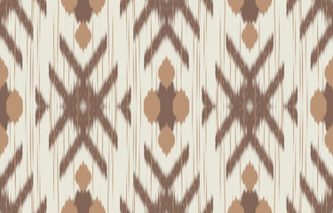 Ethnic abstract ikat art. Aztec ornament print. geometric ethnic pattern seamless  color oriental.  Design for background ,curtain, carpet, wallpaper, clothing, wrapping, Batik, vector illustration.