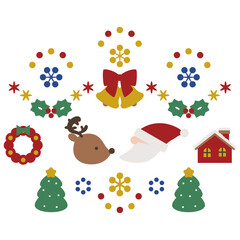 かわいいクリスマスのイラスト素材3
