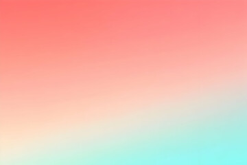 Obraz premium Gradient light blue to light coral abstract background