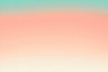 Naklejka premium Gradient light peach to light teal abstract background