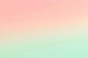 Obraz premium Gradient light coral to pastel green abstract background