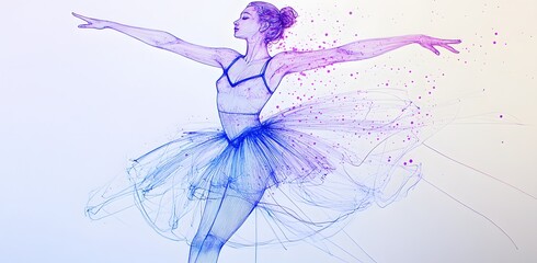 Fototapeta premium ballet dancer in action