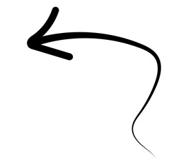 Hand drawn arrow mark icons. Collection hand drawn arrows. Set simple arrows isolated on white background. Hand drawn doodle sketch style. Doodle hand drawn business arrow mark. Vector illustration