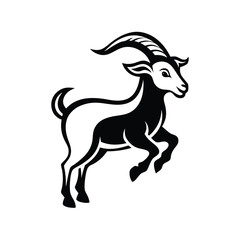 goat vector logo icon template