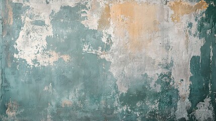 Obraz premium Textured abstract background in muted green tones