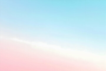 Gradient light pink to baby blue abstract background