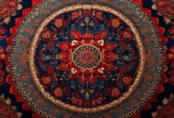 Fototapeta premium detailed close richly textured fabric surfaces showcasing vibrant colors intricate patterns, textile, material, design, stripe, print, thread, weave, yarn