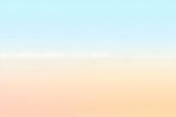 Obraz premium Gradient pastel orange to baby blue abstract background