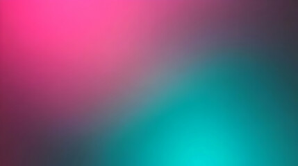Fototapeta premium Blurred gradient emerald to magenta abstract background