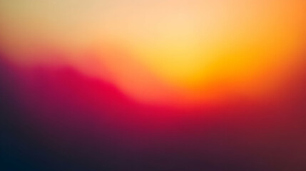 Obraz premium Blurred gradient amber to ruby abstract background