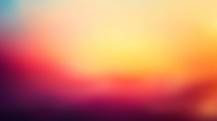 Blurred gradient amber to cherry abstract background