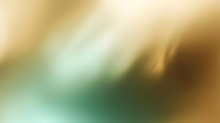 Blurred gradient mint to gold abstract background