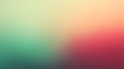 Obraz premium Blurred gradient burgundy to mint abstract background