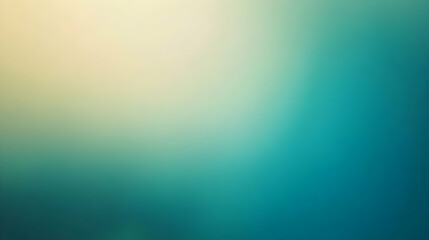 Fototapeta premium Blurred gradient teal to olive abstract background